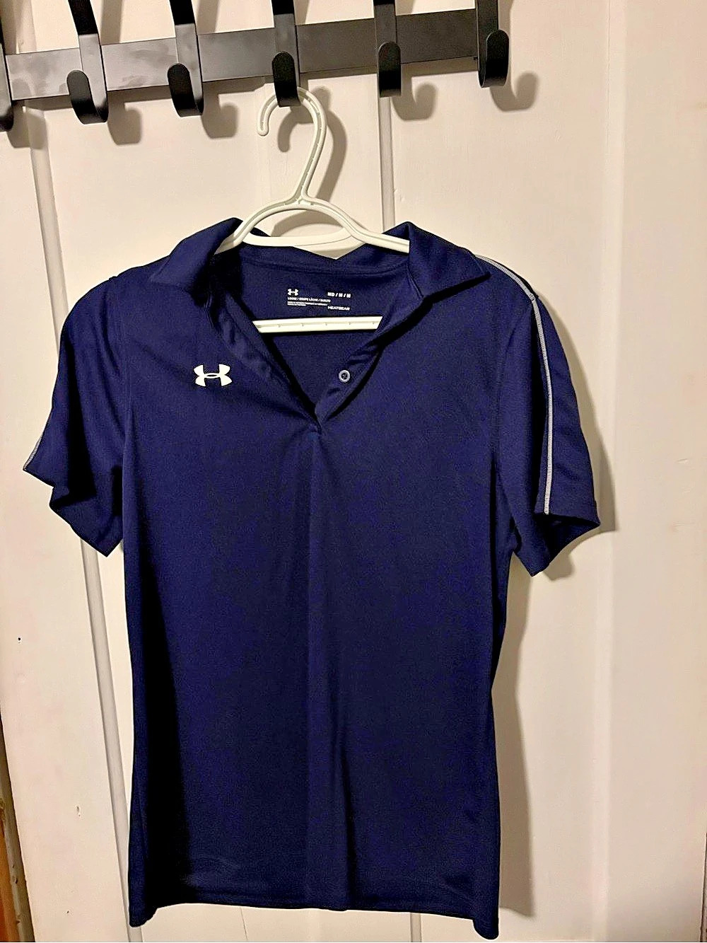 Under Armour HeatGear polo Men's Polo in Blue Size Medium Like New